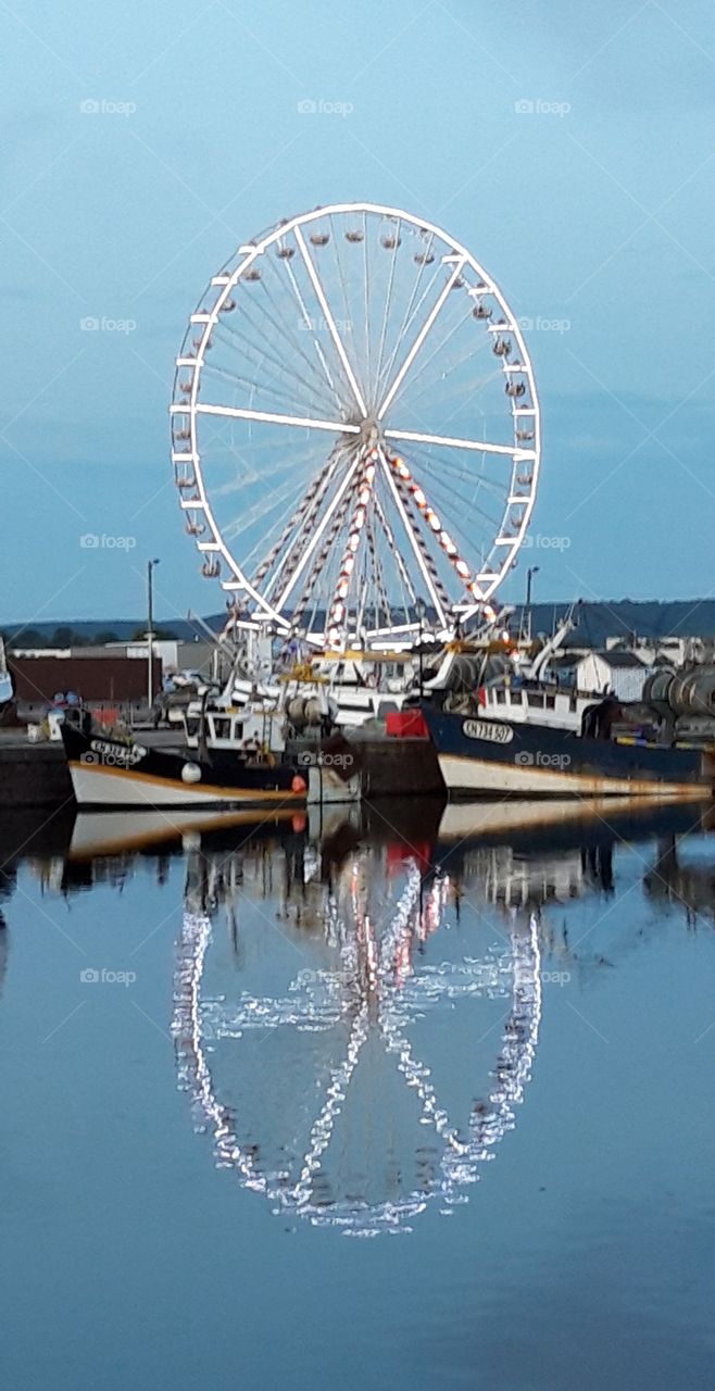 big wheel in Honfleur