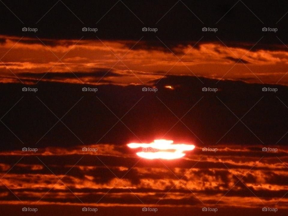 Fiery sunset - Gulf of Mecico