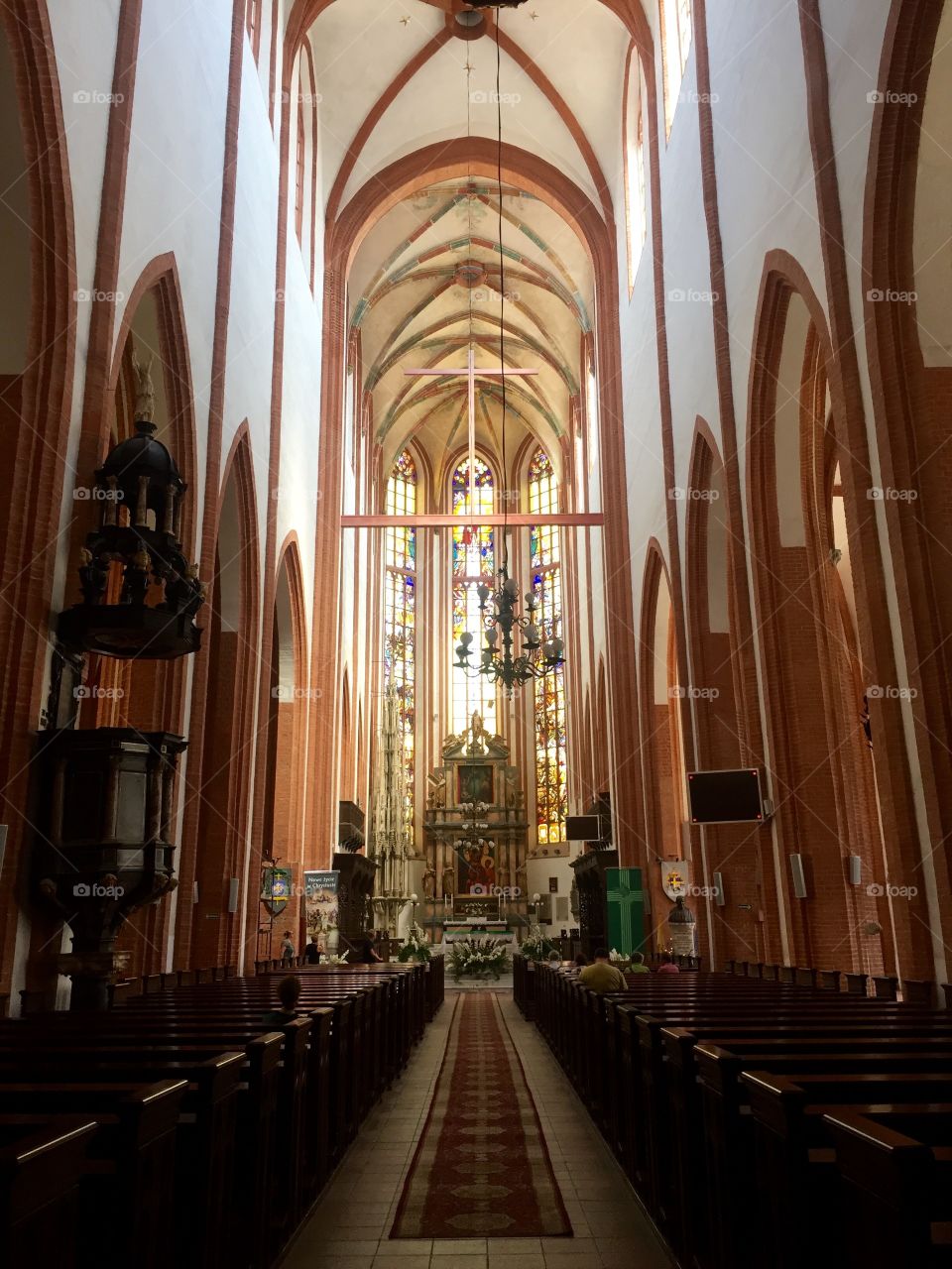 Interior of a Roman Catholic Church