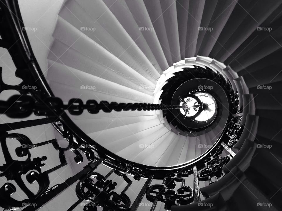 Low angle view of staircase