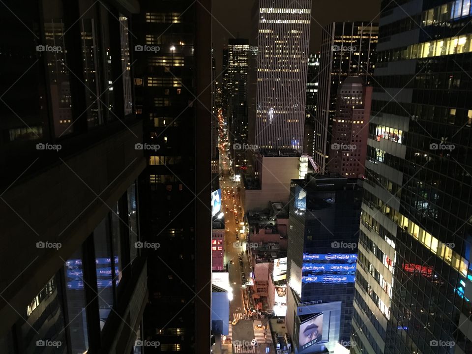 Night view in New York