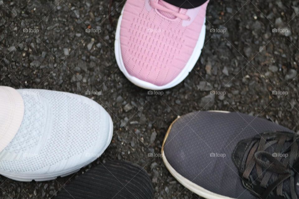 Variety of sneakers for comfortable travelling far