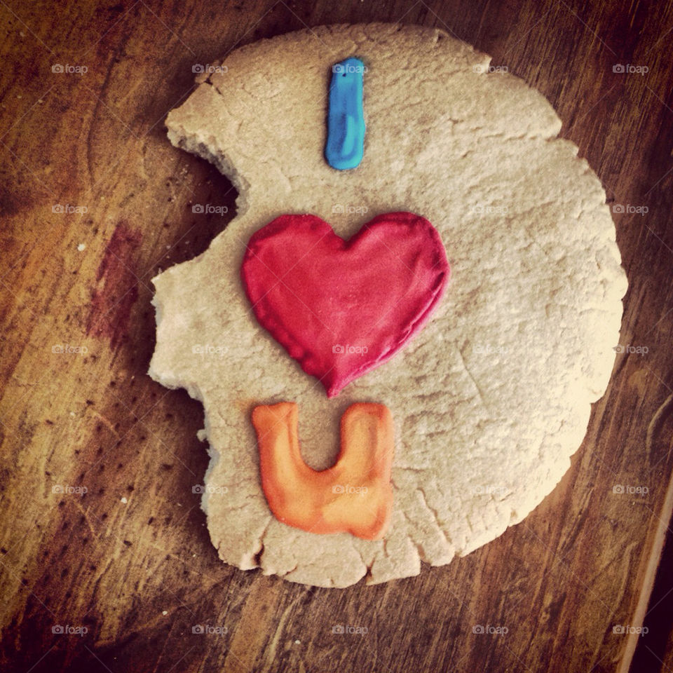 sweet heart love cookie by keefo13
