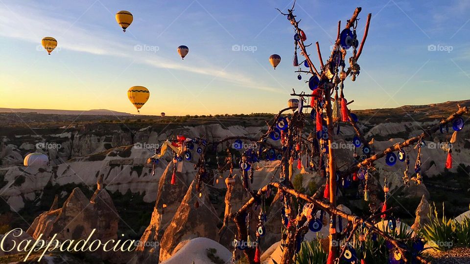 Cappadocia Turkey hit air balloons