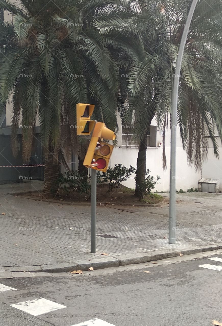 semaforo dañado
