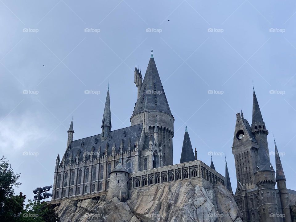 The Wizarding World of Harry Potter Castle in Orlando, Florida. January 2022. CM Photography 2022. 