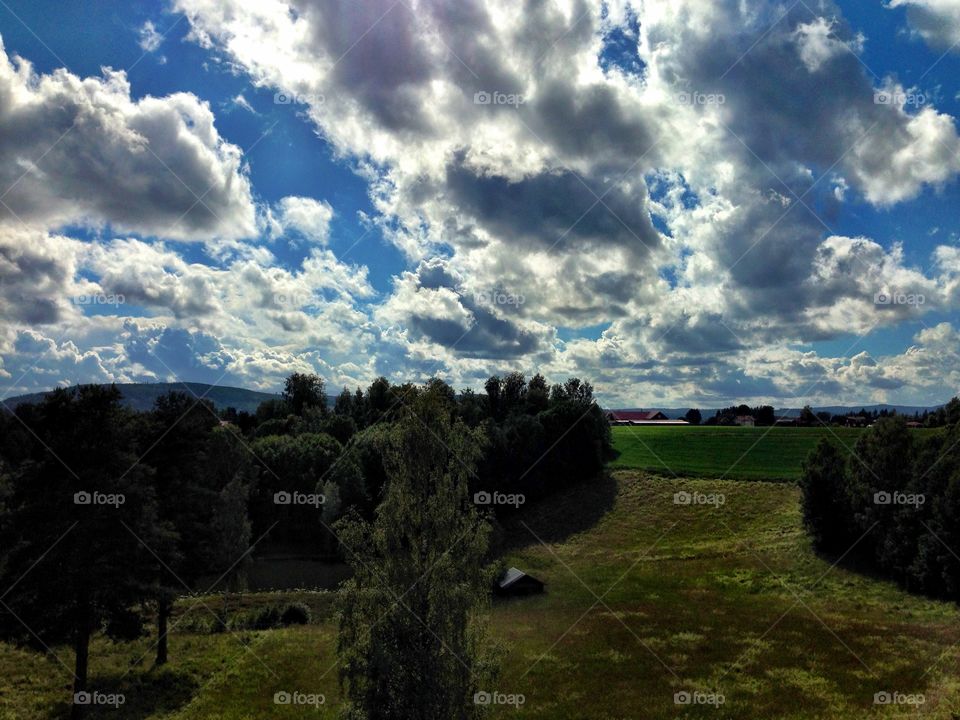 Landscape in Dalarna . Lovey landscape in Dalarna 