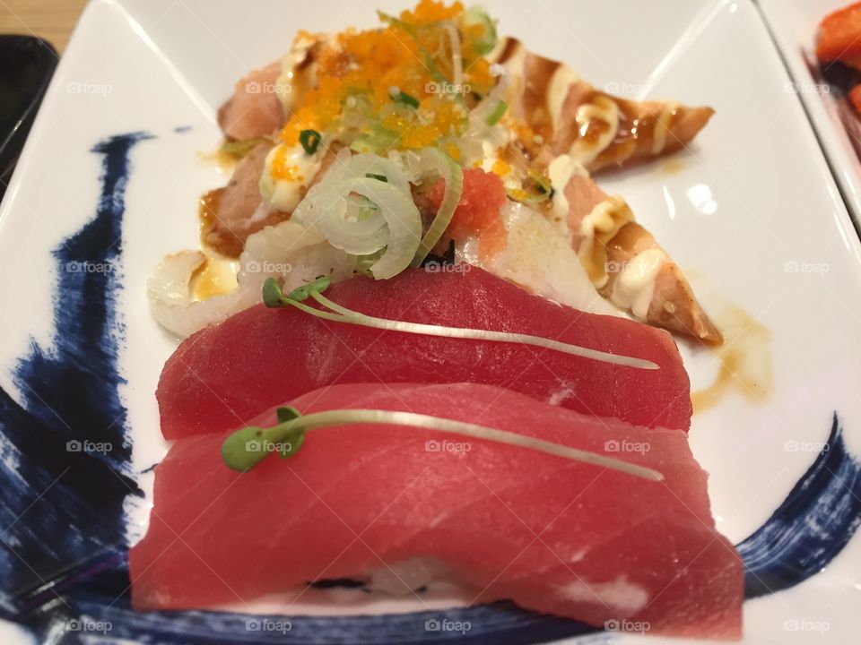 Raw Tuna sushi

