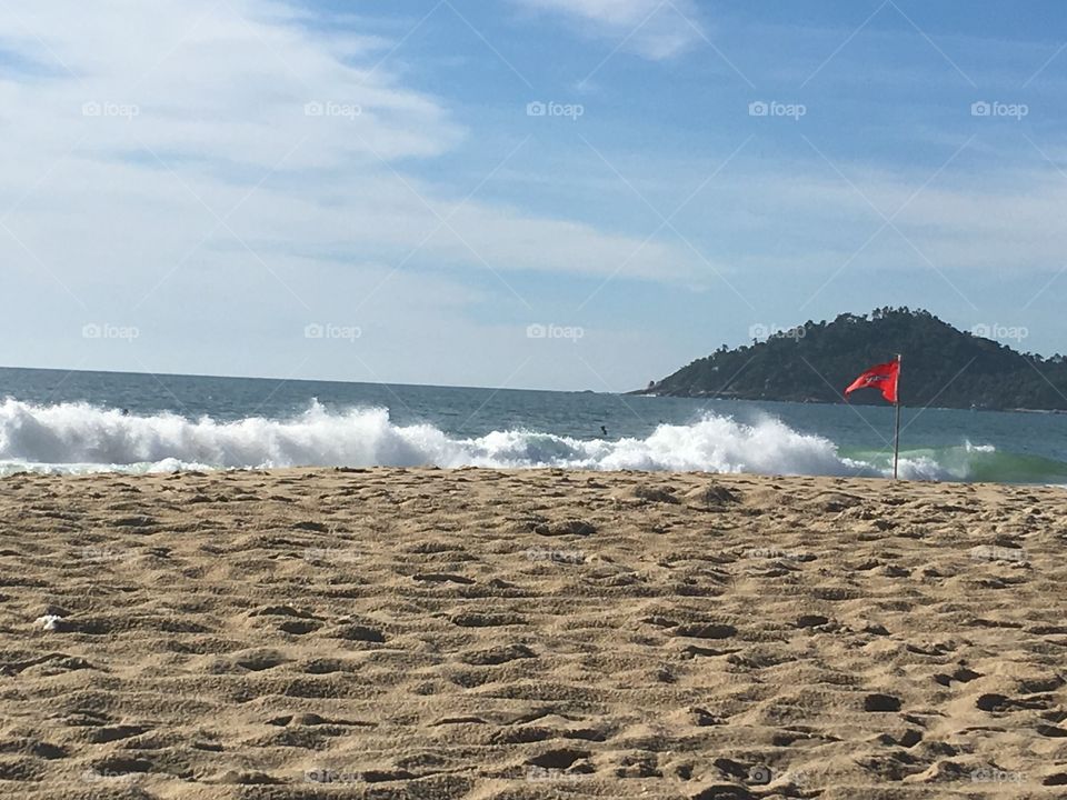 Praia Campeche no Brasil