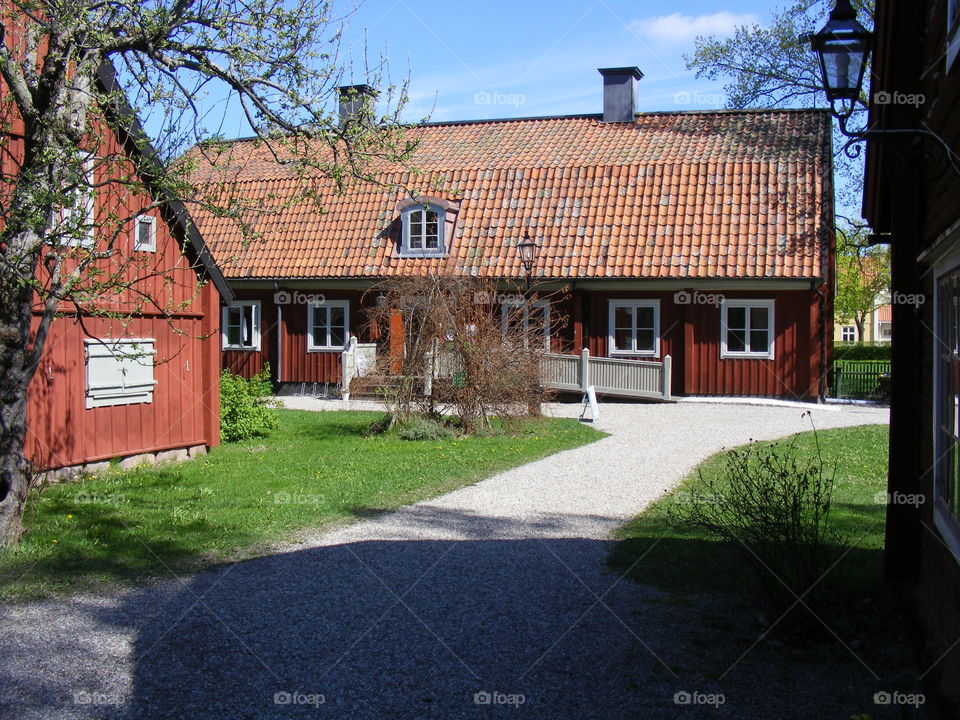 Scandinavian old houses