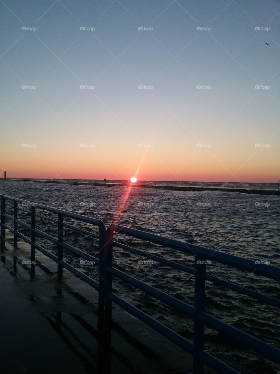 Summer Sun Over Water