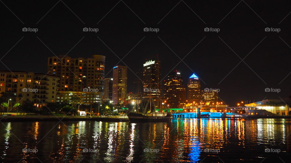 Tampa from the bay 