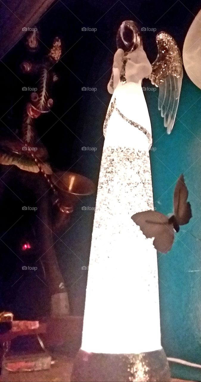 lighted angel