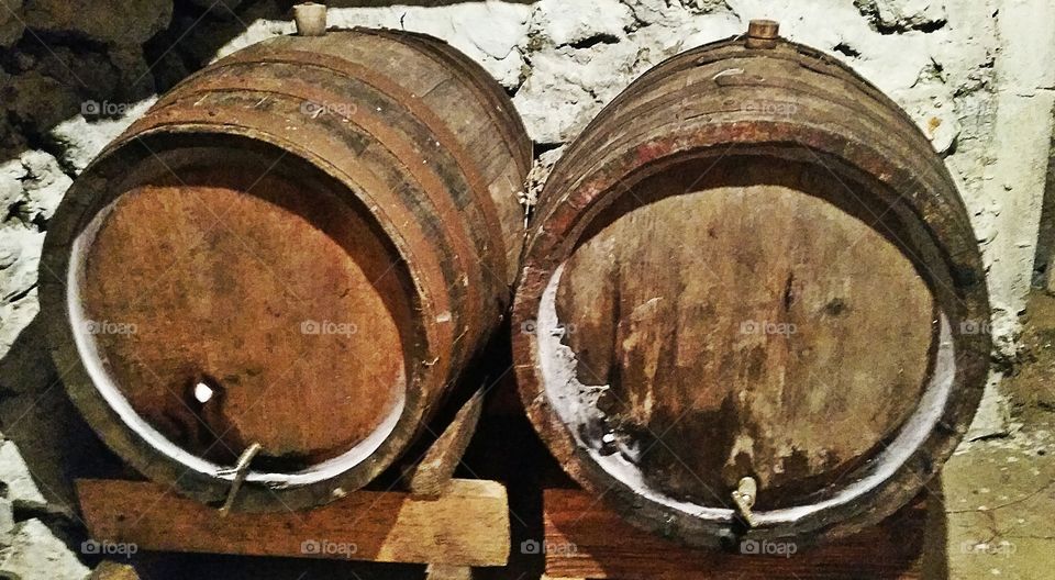 wine cask or barrel