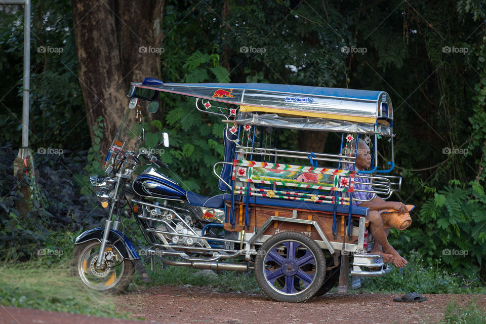 Tuk tuk taxi in Thailand 