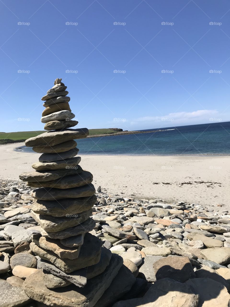 Stones on beach