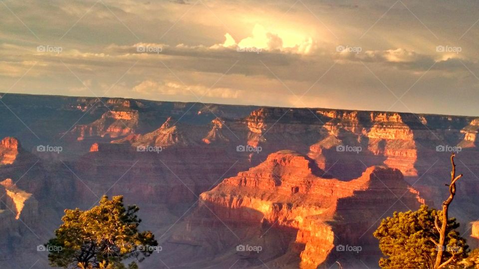 Grand Canyon US. Grand Canyon Sunset