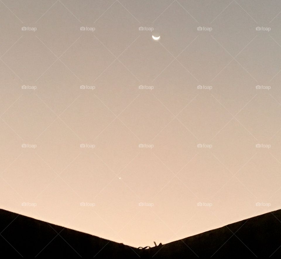 Crescent in Dawn 🌙 