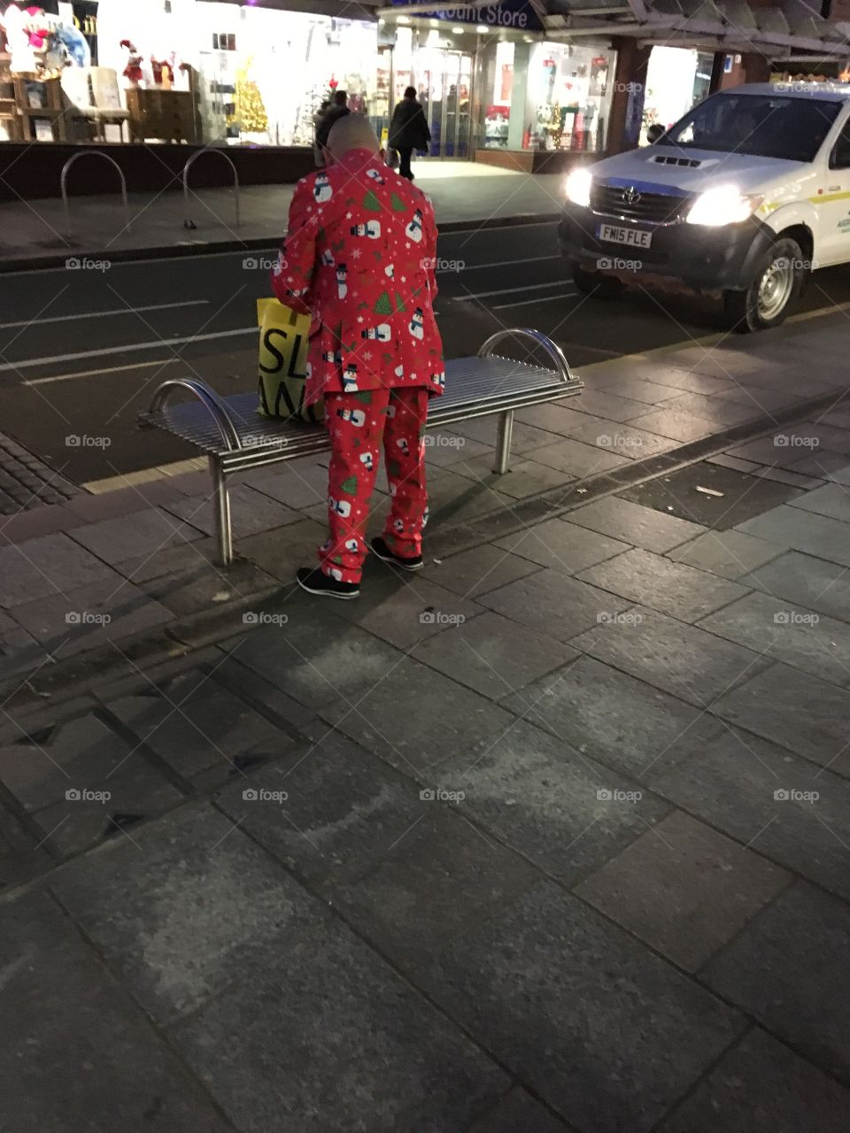 An early suit on my travels, with a Xmas surprise.