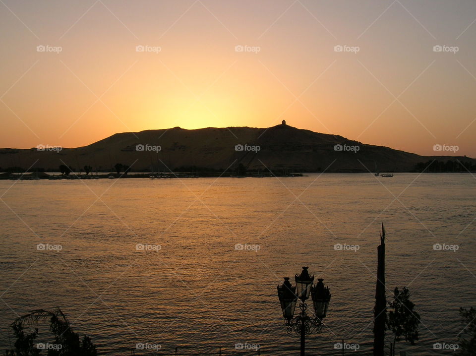 Sunset on the Nile
