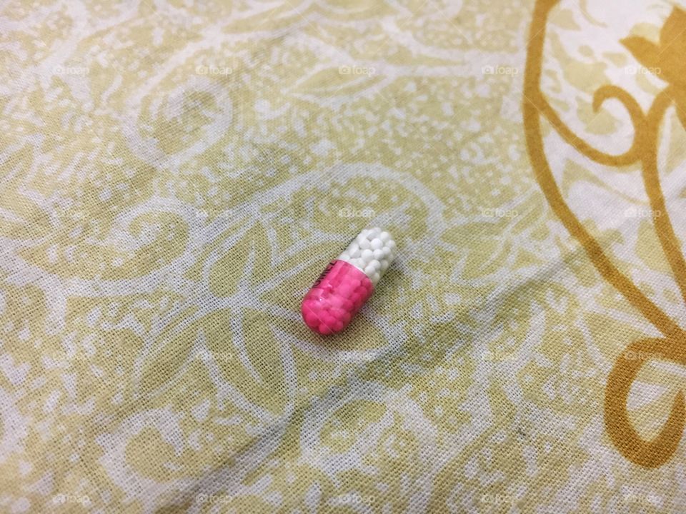 Capsule Tablet Pattern Background