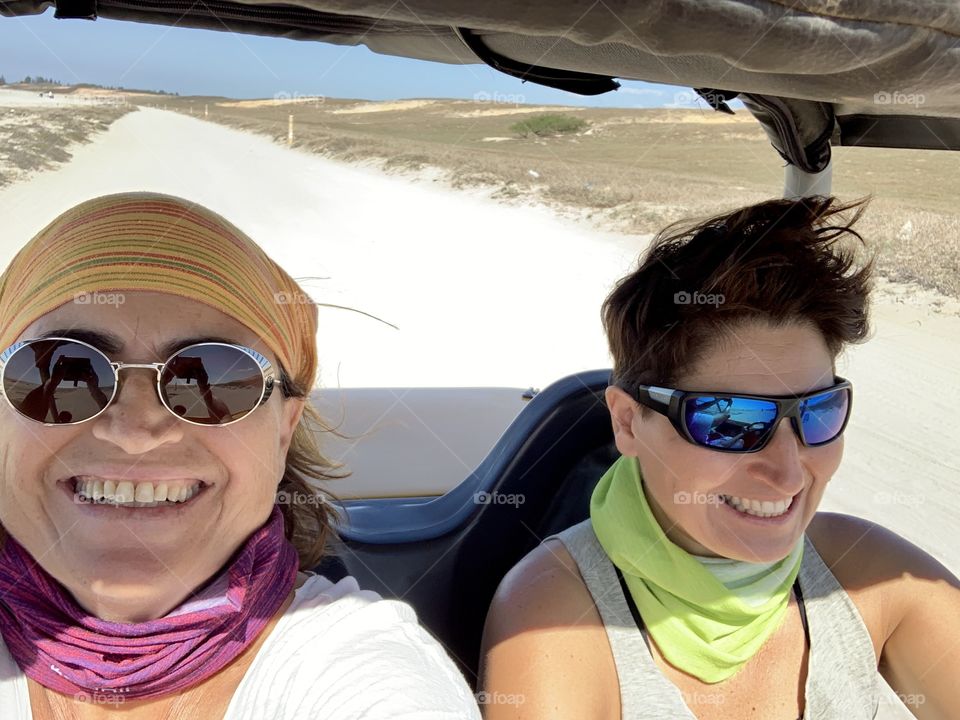 This is our trip . Sand road . Trip with mini buggy 