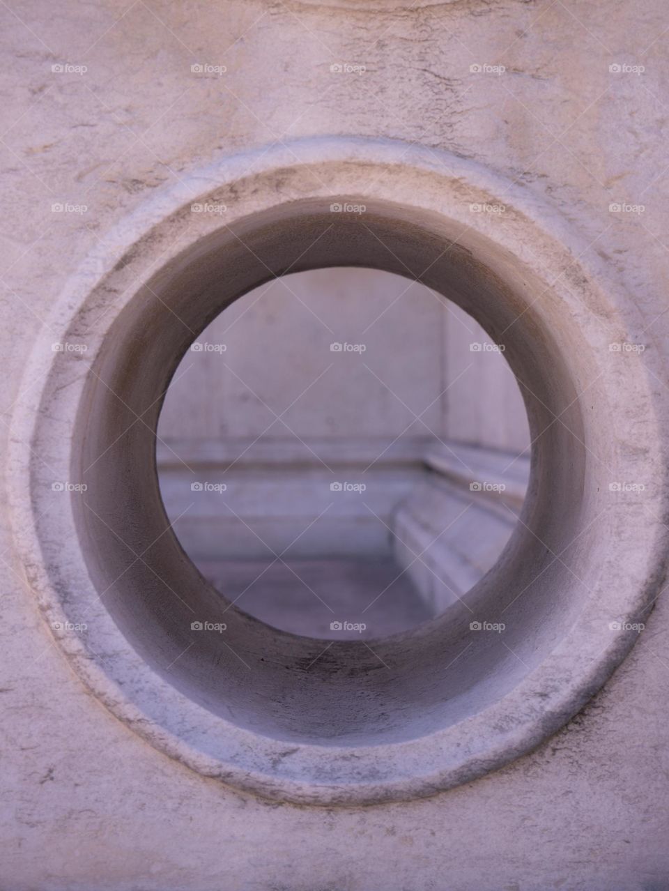 A round hole in Budapest’s building