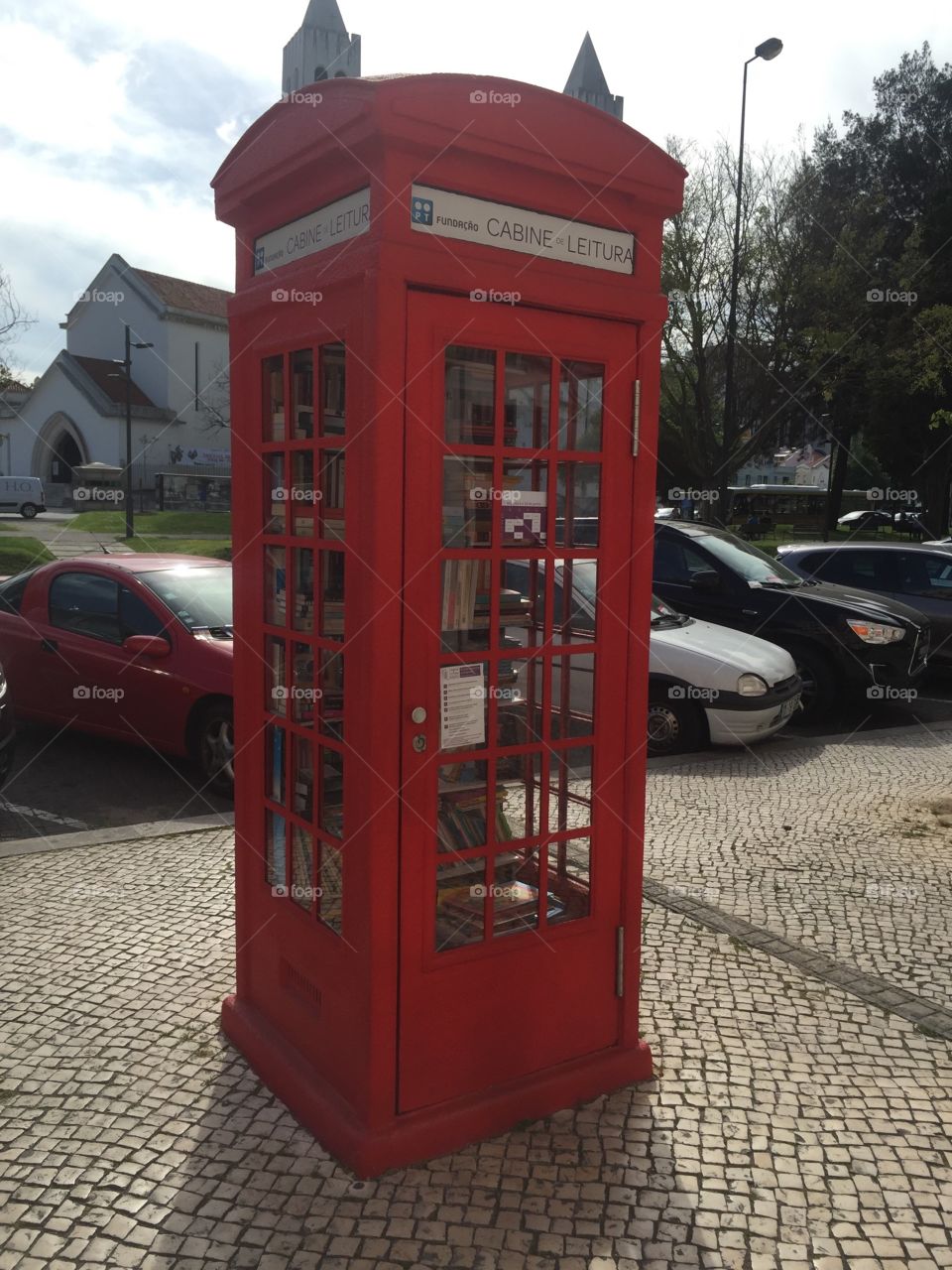 Library use in the Phone Booth !!! 