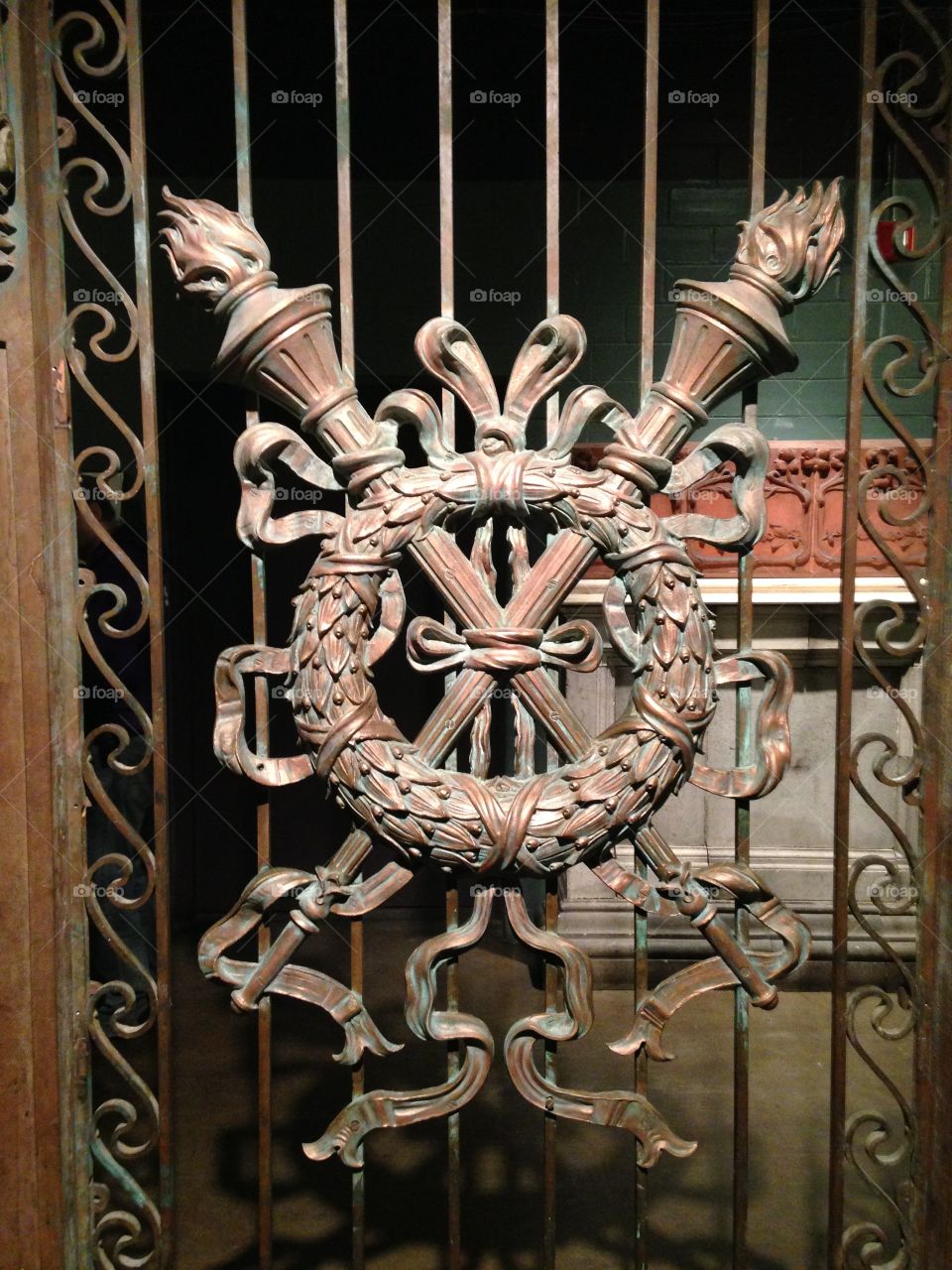 Architectural ornamentation of fencing decoration 