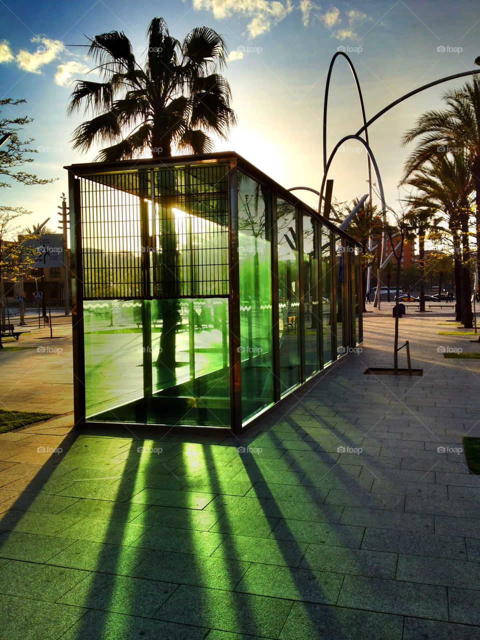 sunset shadows hdr barcelona by cyrano