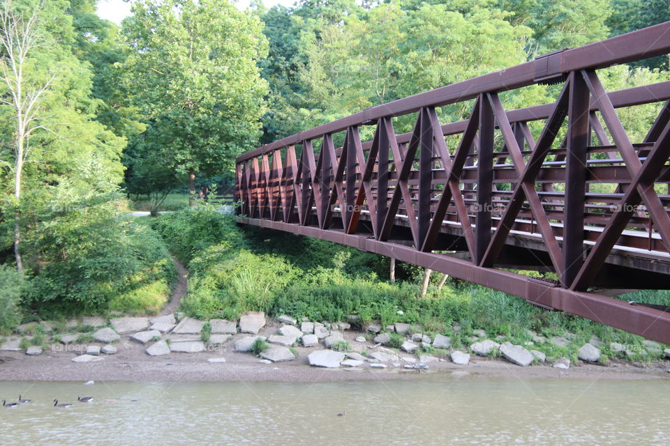 Chagrin river bridge Ohio
