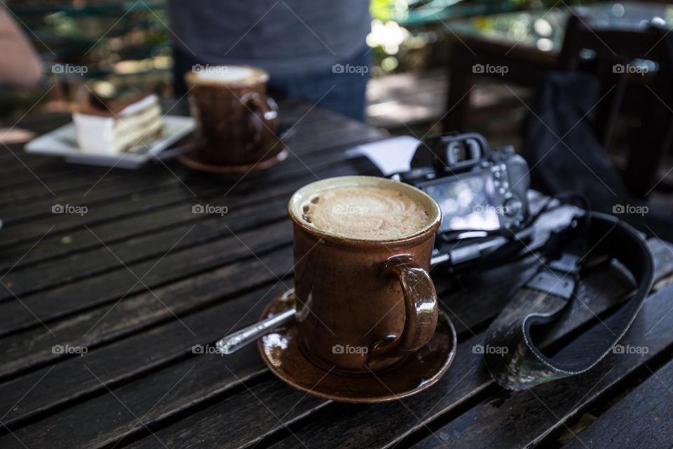 Coffee on the table 