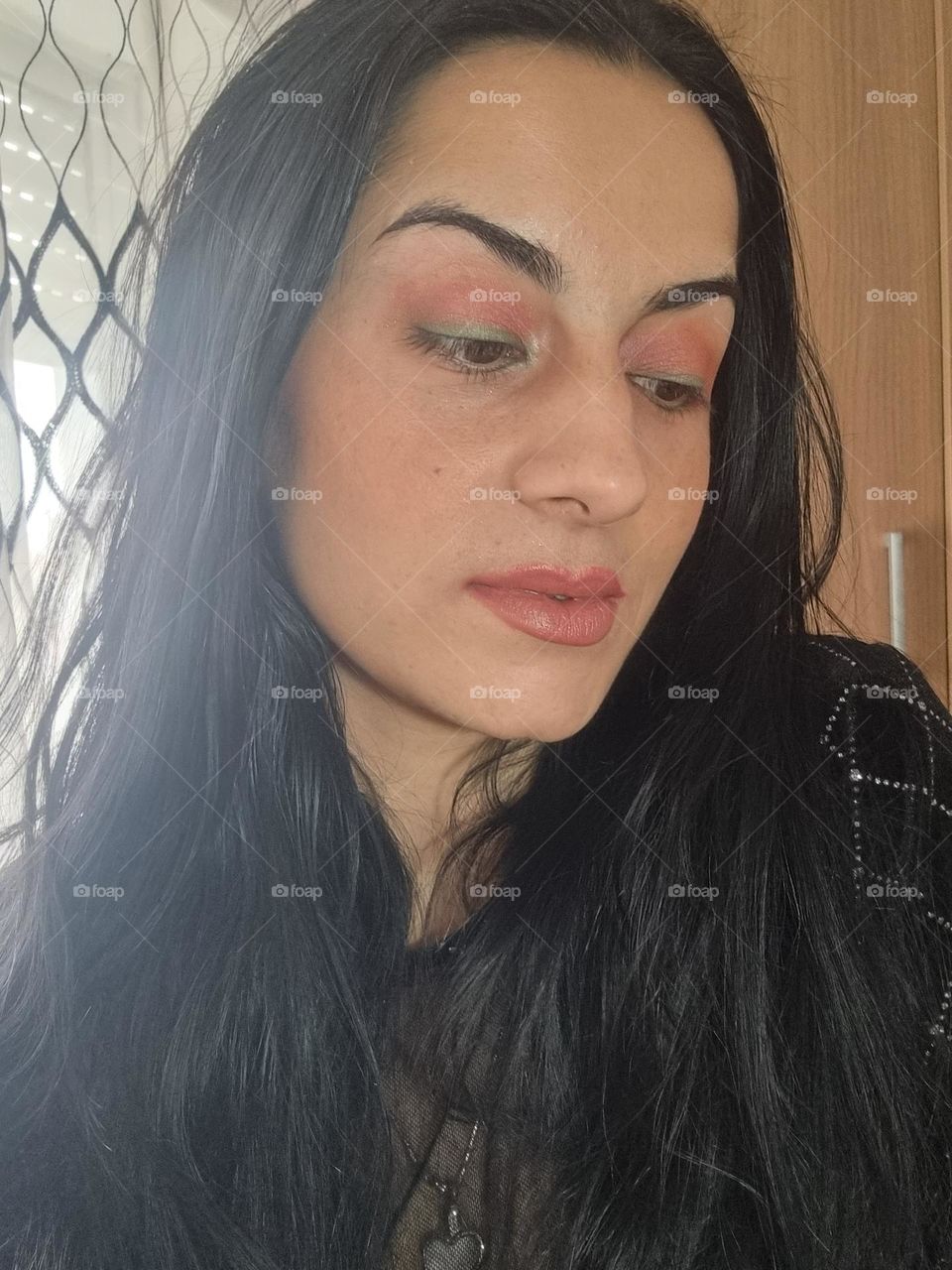 Mix colors with make up