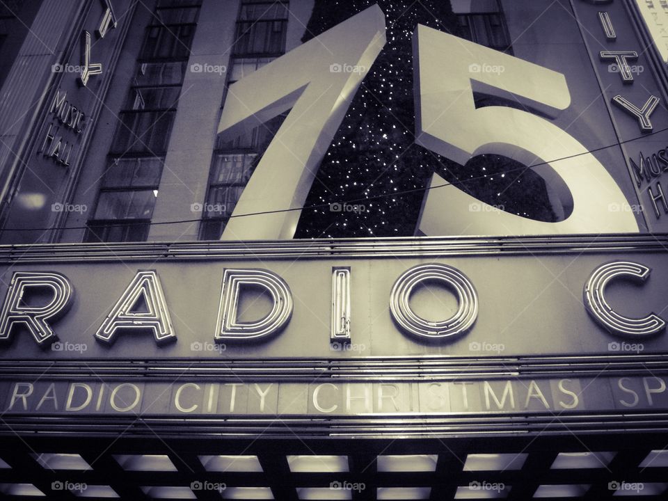 Radio city music hall. New York City