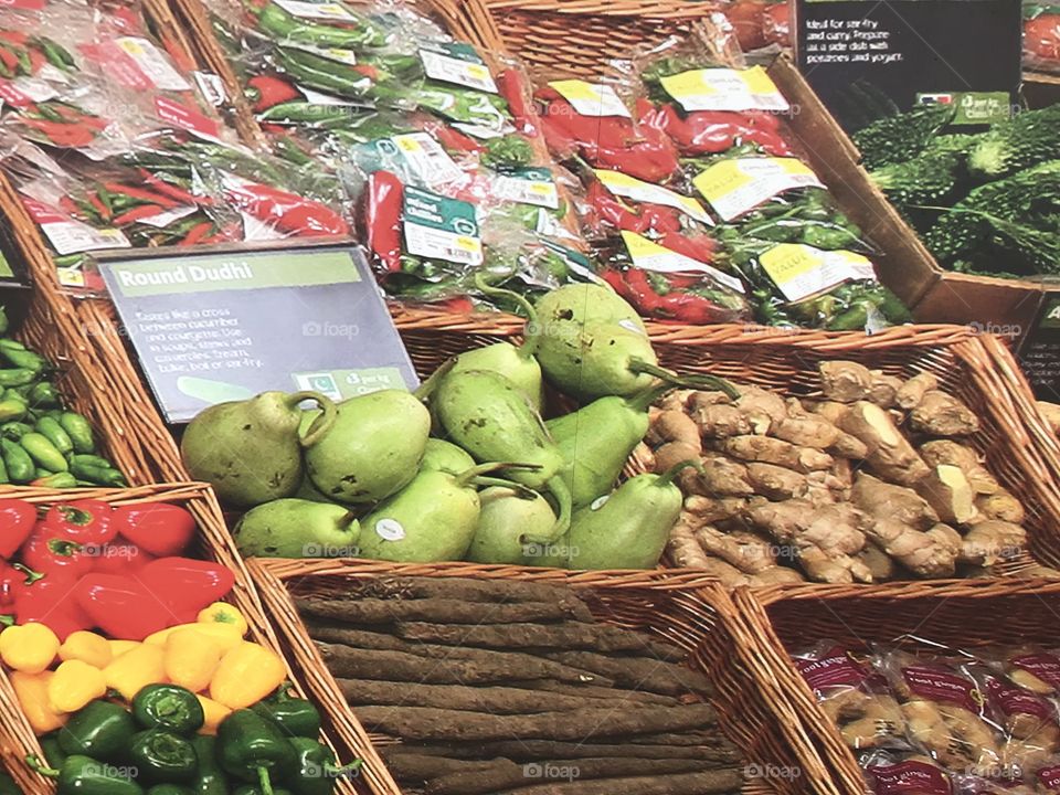 Lovely selection of fruit and vegetables