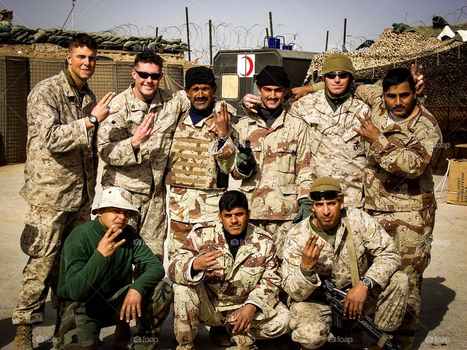 Marines & Iraqi Army