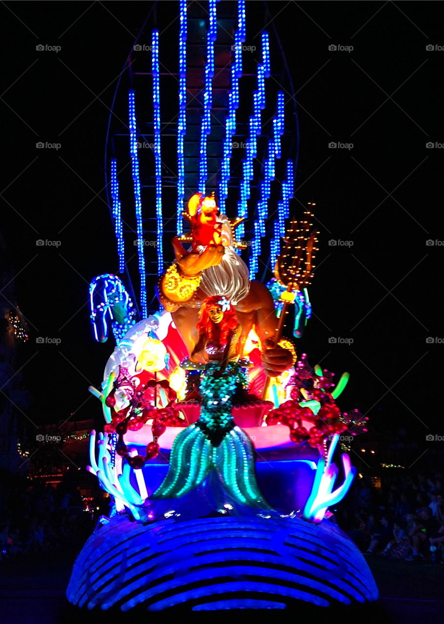 Little Mermaid parade