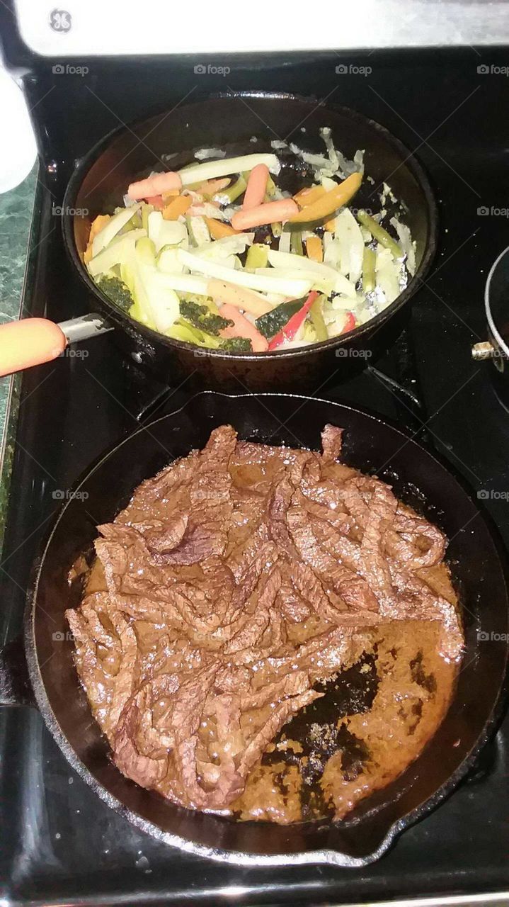 steak food cooking