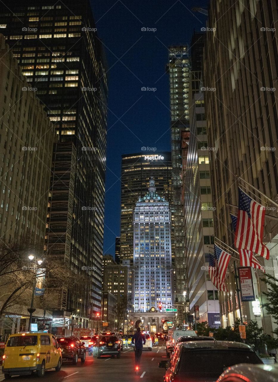 Hemsley Building on Busy NYC Friday Night