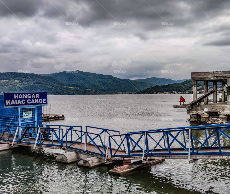 Danube in clouds