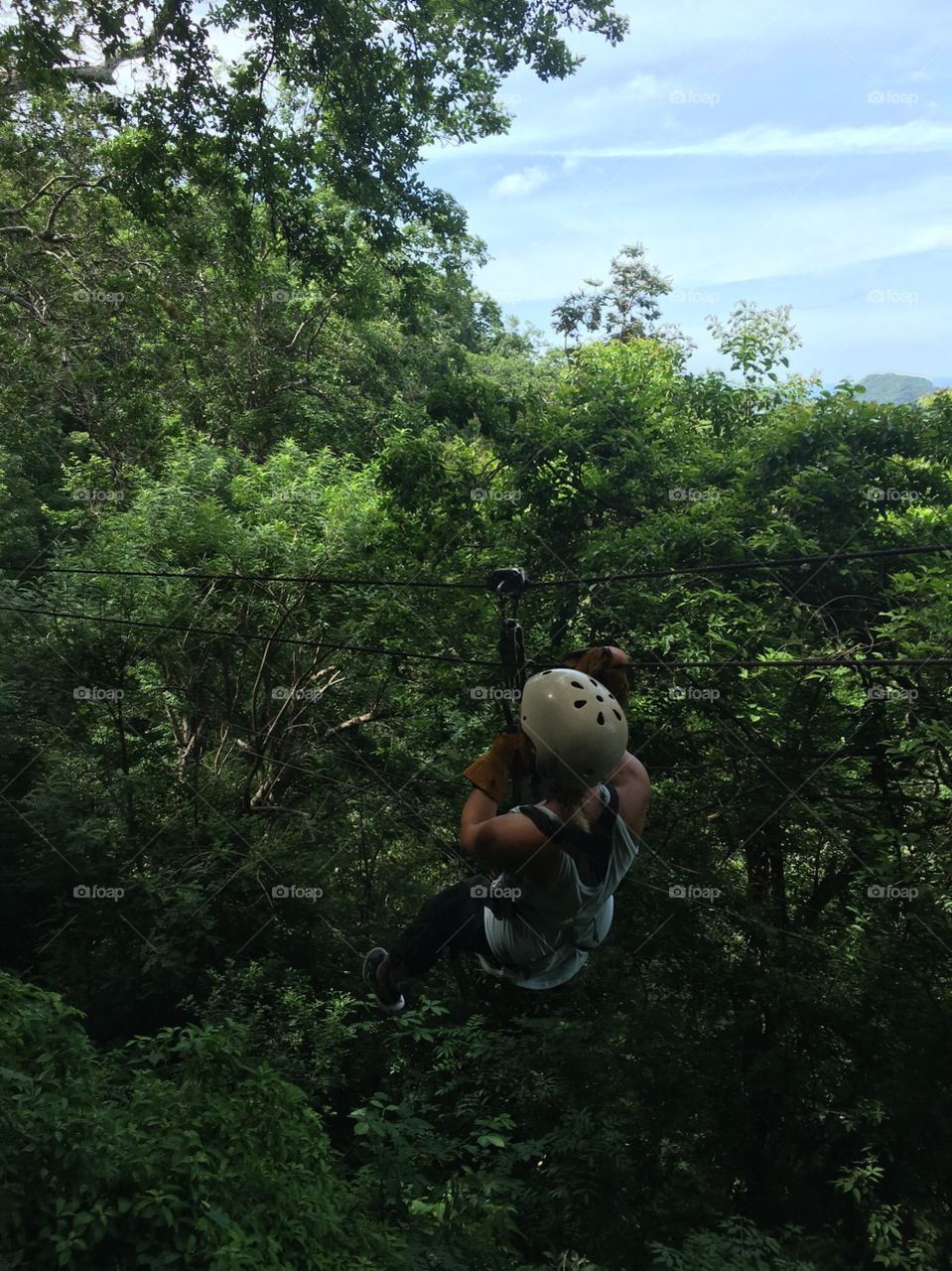 Ziplining  in San Juan del sur, Nicaragua 