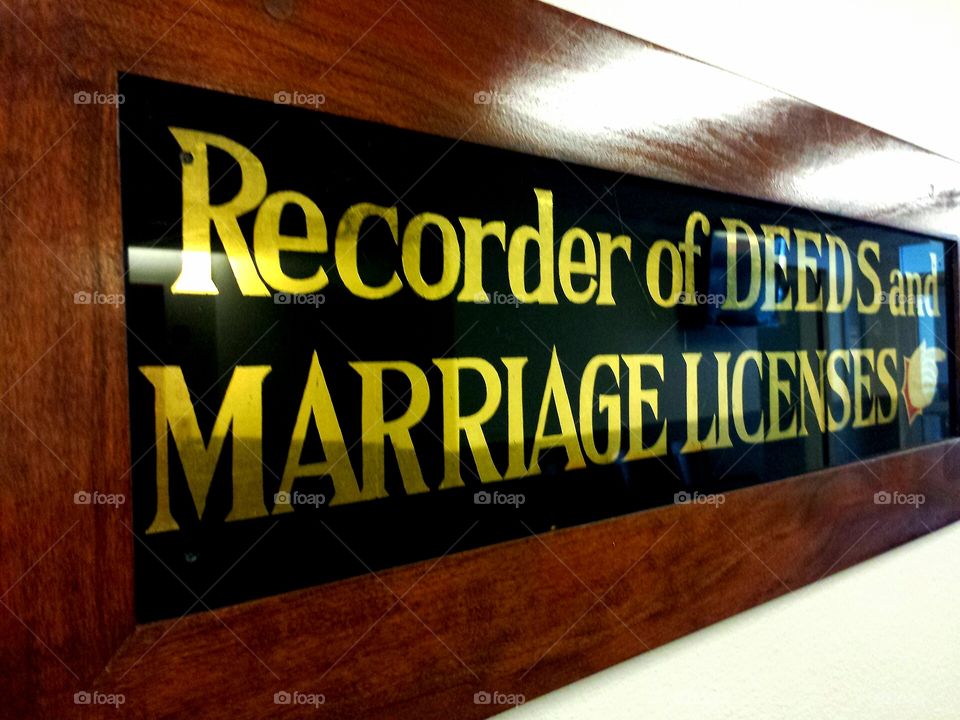 recorder of deeds sign