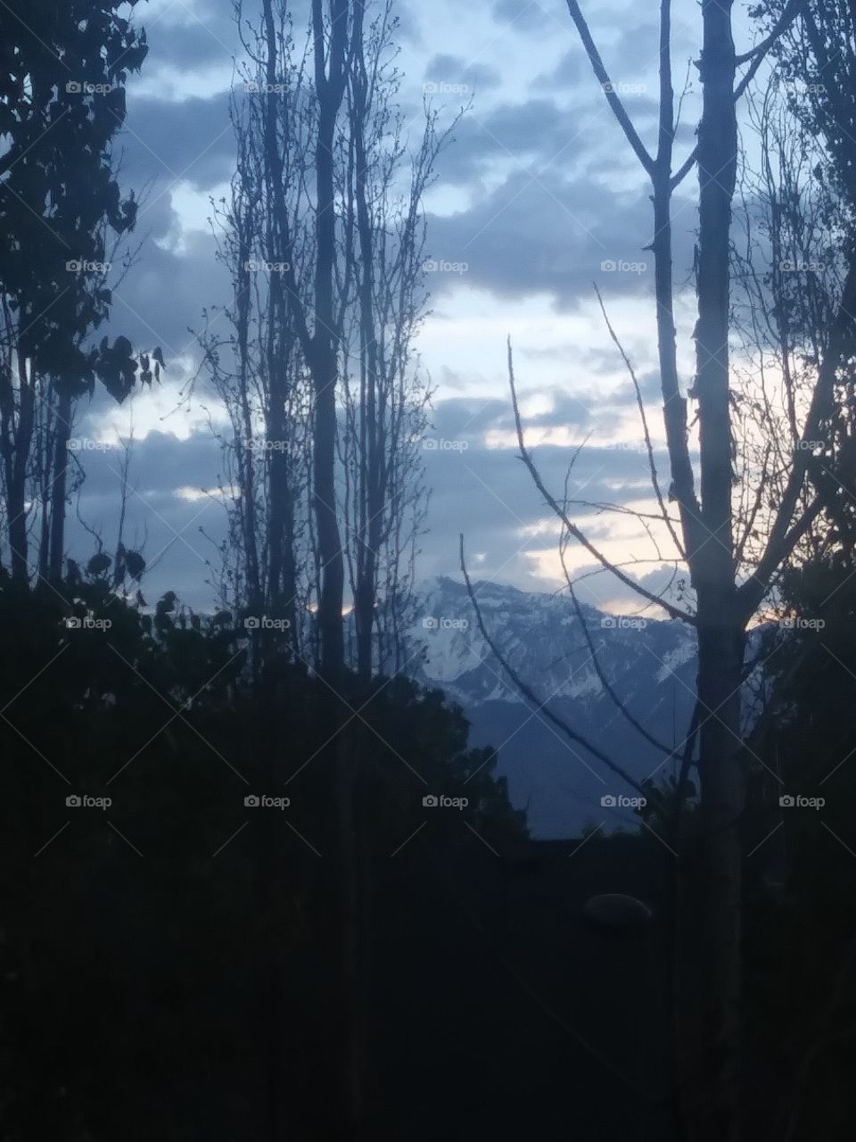 Storm over the mountains