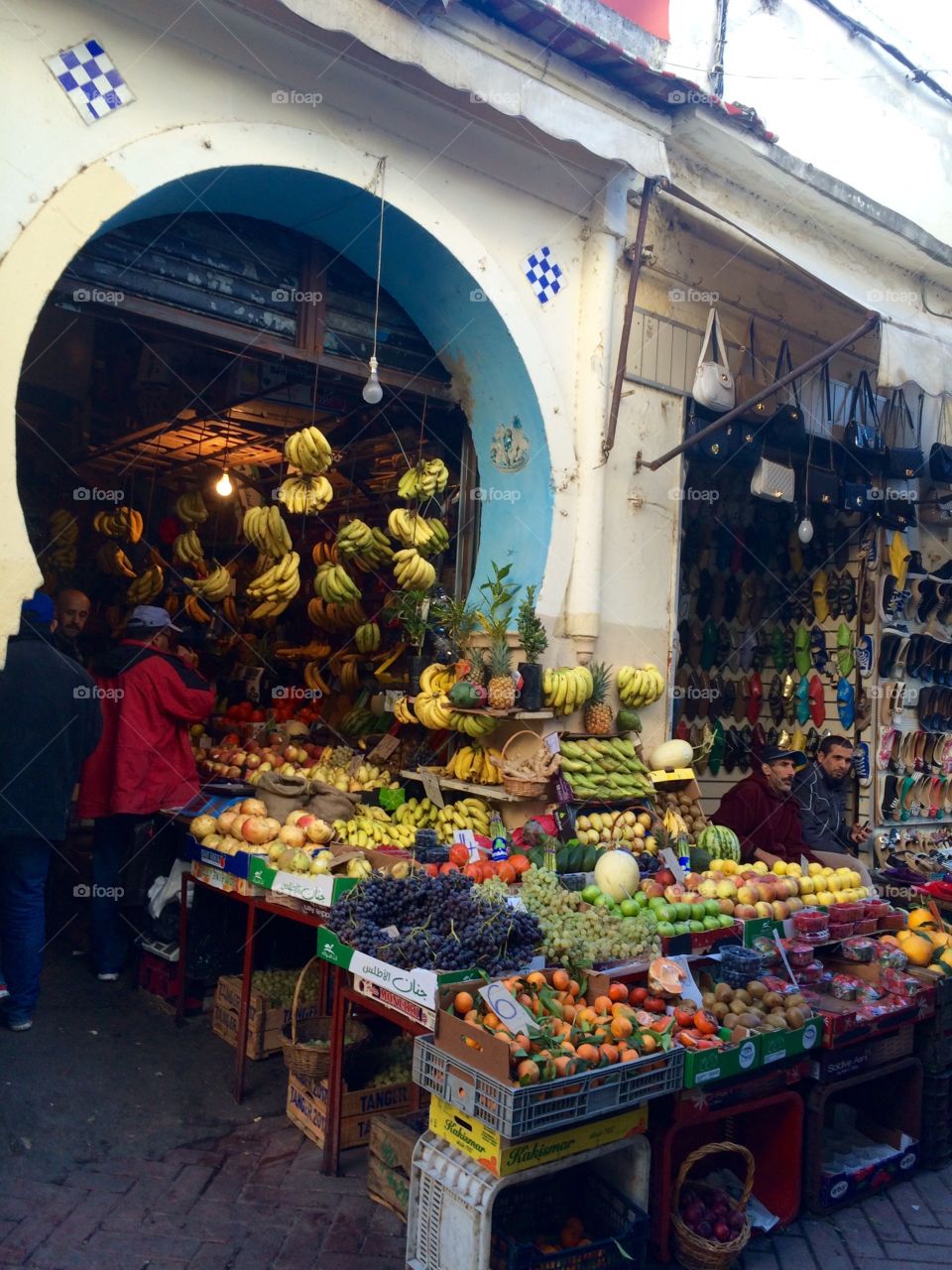 Fruit market in Tangier 