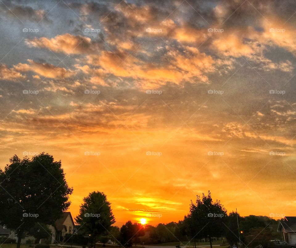 Scenic view of dramatic sky