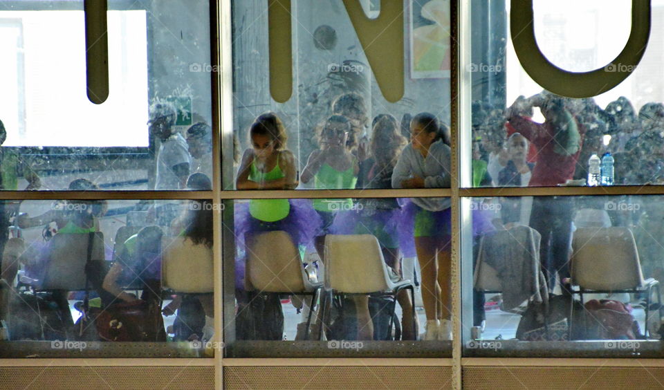 little ballerinas get ready to dance
