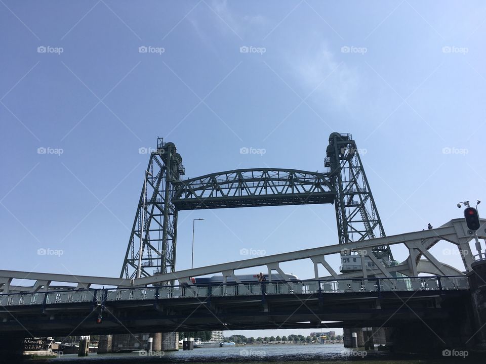 Bridge of the Netherlands Rotterdam 