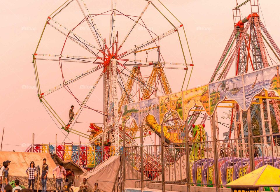 Carousel, Carnival, Fairground, Entertainment, Ferris Wheel