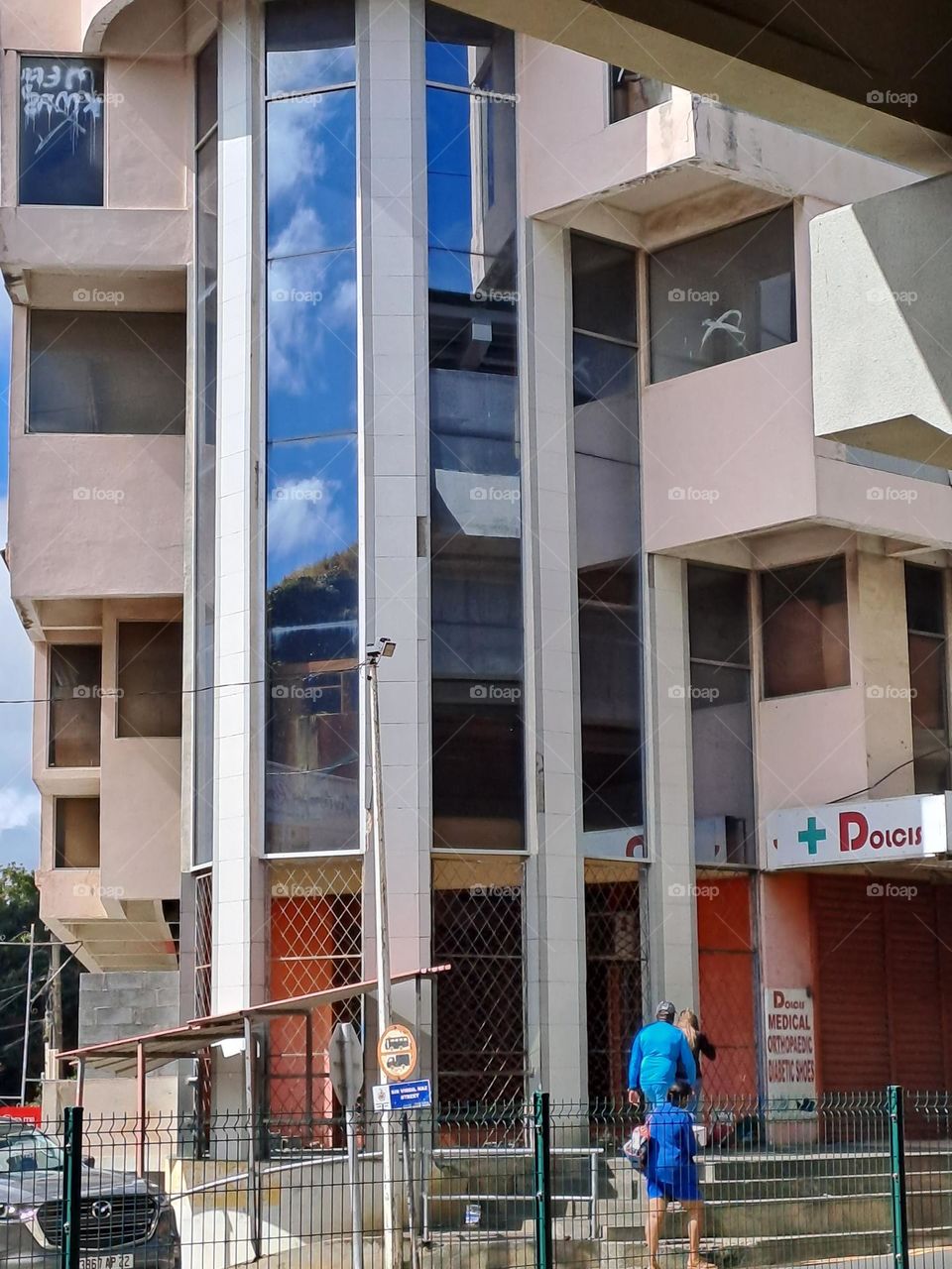 Building Architecture near metro station