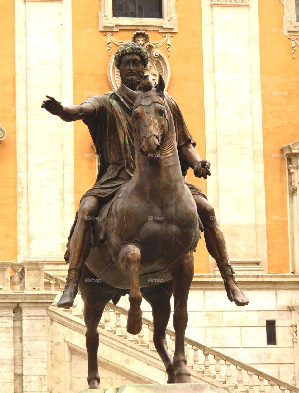 Capitole statue Rome Italy